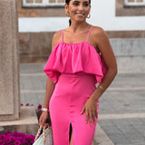 VESTIDO 'ELLE' FUCSIA