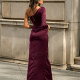 VESTIDO 'JULIETA' BURGUNDY