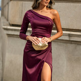 VESTIDO 'JULIETA' BURGUNDY