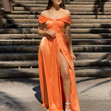 'BELLA' ORANGE DRESS