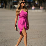 'CHAMPEL' FUCHSIA DRESS