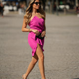 'CHAMPEL' FUCHSIA DRESS