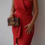 'RED 'CHAMPEL' DRESS'