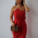 'RED 'CHAMPEL' DRESS'