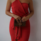 'RED 'CHAMPEL' DRESS'