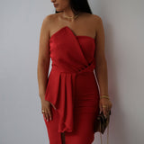 'RED 'CHAMPEL' DRESS'