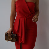 'RED 'CHAMPEL' DRESS'