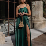 'AURORA' DRESS GREEN GARRAFA