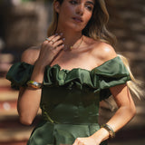 VESTIDO 'MARYA' VERT OLIVE