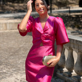 KLEID 'CIARA' FUCHSIA