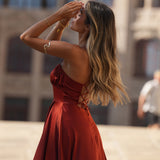 VESTIDO 'SASA' TIJOLO