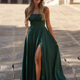 'SASA' GARRAFA GREEN DRESS