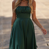 'SASA' GARRAFA GREEN DRESS