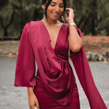 VESTIDO 'FRANCIS' BURGUNDY