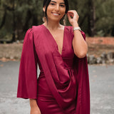 VESTIDO 'FRANCIS' BURGUNDY