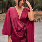 VESTIDO 'FRANCIS' BURGUNDY