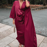 VESTIDO 'FRANCIS' BURGUNDY