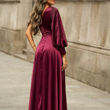 VESTIDO 'FIRENZE' BURGUNDY