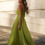 'FIRENZE' LIME GREEN DRESS