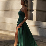 VESTIDO 'FIRENZE' VERDE GARRAFA