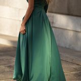 VESTIDO 'FIRENZE' VERDE GARRAFA