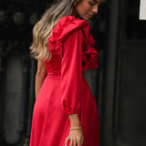 KLEID 'JOLENE' ROT