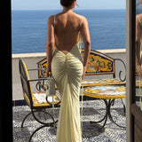 DRESS 'MADDY' BUTTER YELLOW