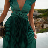 DRESS 'JOANNA' GREEN