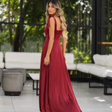 VESTIDO 'KELLY' BORDÔ