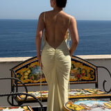 DRESS 'MADDY' BUTTER YELLOW