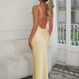 VESTIDO 'SABRINA' PASTEL YELLOW