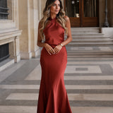 VESTIDO 'MORGANA' TERRACOTTA