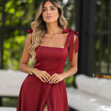 VESTIDO 'KELLY' BORDÔ