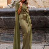 VESTITO 'NICE' MORBIDO OLIVA