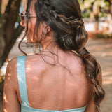 KLEID 'ALBA' SALBEIBLAU
