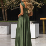 VESTIDO 'AUBREE' VERDE OLIVA