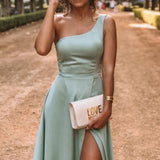 KLEID 'ALBA' SALBEIBLAU