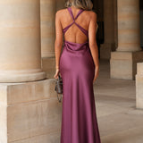 VESTIDO 'MORGANA' MALVA