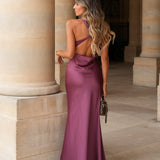 VESTIDO 'MORGANA' MALVA