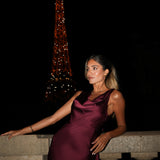 VESTIDO 'NINA' BURGUNDY