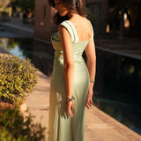 VESTIDO 'BELDI' SAGE GREEN