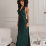 ROBE 'FOSTER' VERT BOUTEILLE