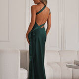 ROBE 'HERA' VERT BOUTEILLE