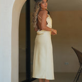 VESTIDO 'DELILAH' AMARILLO PASTEL