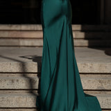 VESTIDO 'PAIGE' VERDE GARRAFA