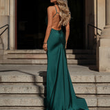 VESTIDO 'PAIGE' VERDE GARRAFA