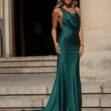 VESTIDO 'PAIGE' VERDE GARRAFA