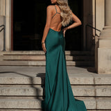 VESTIDO 'PAIGE' VERDE GARRAFA