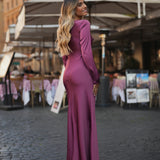 VESTIDO 'NEREID' MALVA