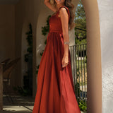 VESTIDO 'AUBREE' TERRACOTTA